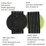 5 Paar dünne Fußpolster, flache Fußbogen-Einlegesohle, Foot Pad – Bild 4