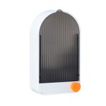 2 Stück Badezimmer-Wand-Seifenschale mit Deckel, White Gray, White Orange, Pink White, Green Gray