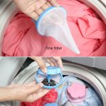 10 Stück C2096 Filterbeutel aus schwimmendem Material für Waschmaschinen, Blue, Pink – Bild 3
