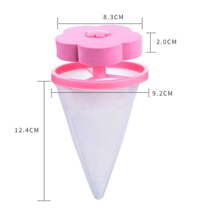 10 Stück C2096 Filterbeutel aus schwimmendem Material für Waschmaschinen, Blue, Pink – Bild 7