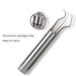 3 Sets tragbare Metall-Biegenadel-Haken-Zahn-Signaturen-Set – Bild 5