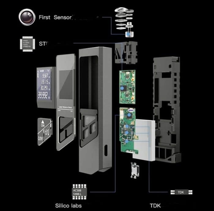 M3 Digital Display Laser Rangfinder Infrarotspiegel – Bild 7