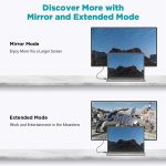 QGeeM QG-AV16 HD-TV-Blu-Ray-Projektion, HDMI-TV-Kabel unterstützt 4K, 1 m, 1.83 m, 3 m – Bild 5