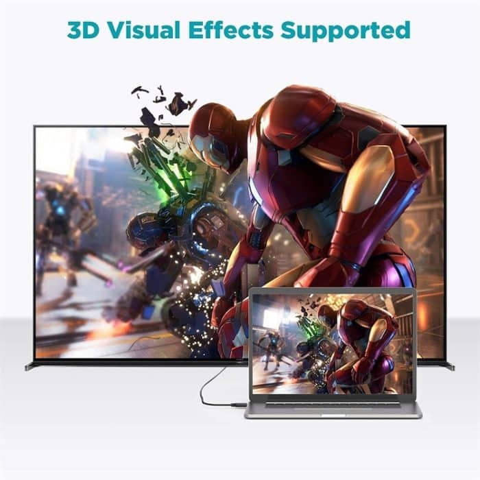 QGeeM QG-AV16 HD-TV-Blu-Ray-Projektion, HDMI-TV-Kabel unterstützt 4K, 1 m, 1.83 m, 3 m – Bild 7