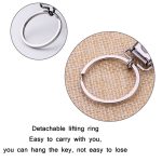 3 Stück klappbare Nagelknipser aus Edelstahl mit Schlüsselanhänger – Bild 4