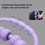 Ringförmige Rovepripe-Schaumstoffrolle Massagerolle (zufällige Farbe liefern) – Bild 4