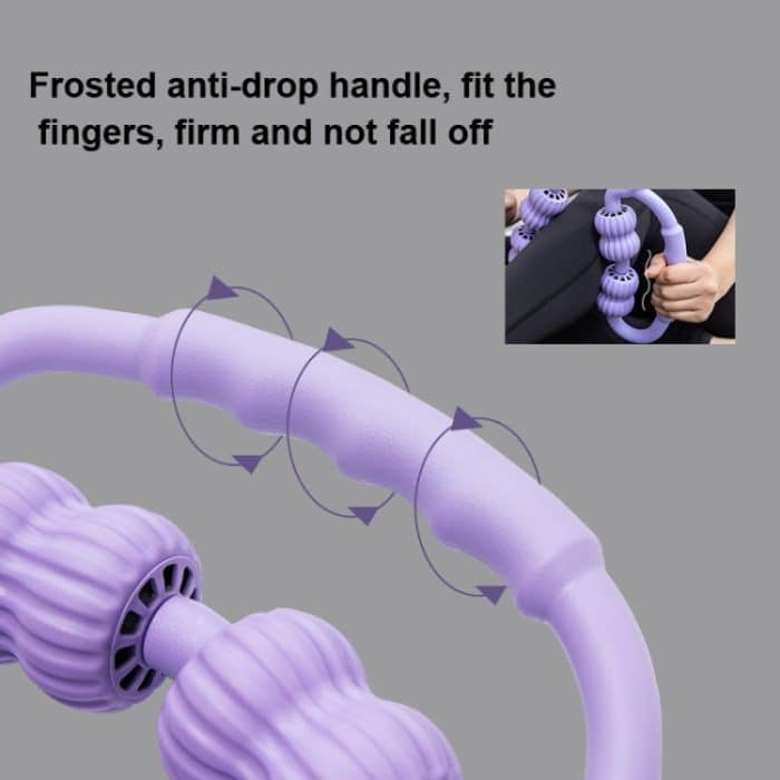 Ringförmige Rovepripe-Schaumstoffrolle Massagerolle (zufällige Farbe liefern) – Bild 4