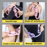 Ringförmige Rovepripe-Schaumstoffrolle Massagerolle (zufällige Farbe liefern) – Bild 7