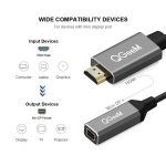 QGeeM QG-HD02 HDMI Single zu Mini DP Konverter – Bild 3