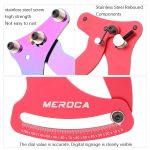 MEROCA Fahrradring-Kalibrierungswerkzeug, Speichenspannungsrohr-Radsatz, Stahldraht, Black, Red, Colorful, Black+Wrench, Red+Wrench, Colorful+Wrench – Bild 5
