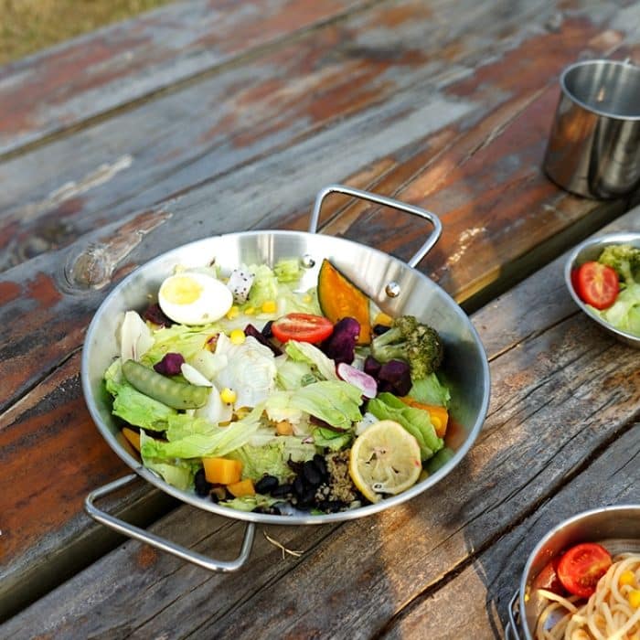 TBD0602067401A.jpg Binaurale Campingpfannen aus Edelstahl für den Außenbereich – Bild 1