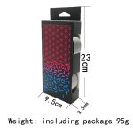 JH085 Chrysanthemenmuster Stoßdämpfung Farbverlauf Fahrradlenker, Black Bottom White Print, Black Bottom Red Print, Black Bottom Fluorescent Yellow Printing, Black Bottom Pink Printing, Black Bottom Blue Printing, Black Bottom Cyan Print... – Bild 3