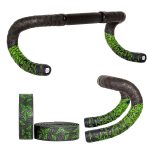 JH085 Chrysanthemenmuster Stoßdämpfung Farbverlauf Fahrradlenker, Black Bottom White Print, Black Bottom Red Print, Black Bottom Fluorescent Yellow Printing, Black Bottom Pink Printing, Black Bottom Blue Printing, Black Bottom Cyan Print... – Bild 4