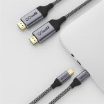 QGeeM QG-UA09 Typ-C-auf-HDMI-Kabel, 1.2m, 1.8m, 3m – Bild 2