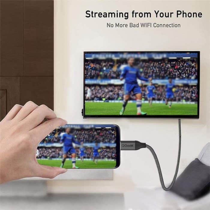 QGeeM QG-UA09 Typ-C-auf-HDMI-Kabel, 1.2m, 1.8m, 3m – Bild 6