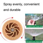 Grüner Rasensprinkler, Bewässerung, 4 Punkte, verstellbarer Streusprinkler, Internal Thread Sprinkler, External Thread Sprinkler, Sprinkler + Ground Plug, Sprinkler + Ground Plug + Quick Connect, Sprinkler + Ground Plug +  Joint Set – Bild 3