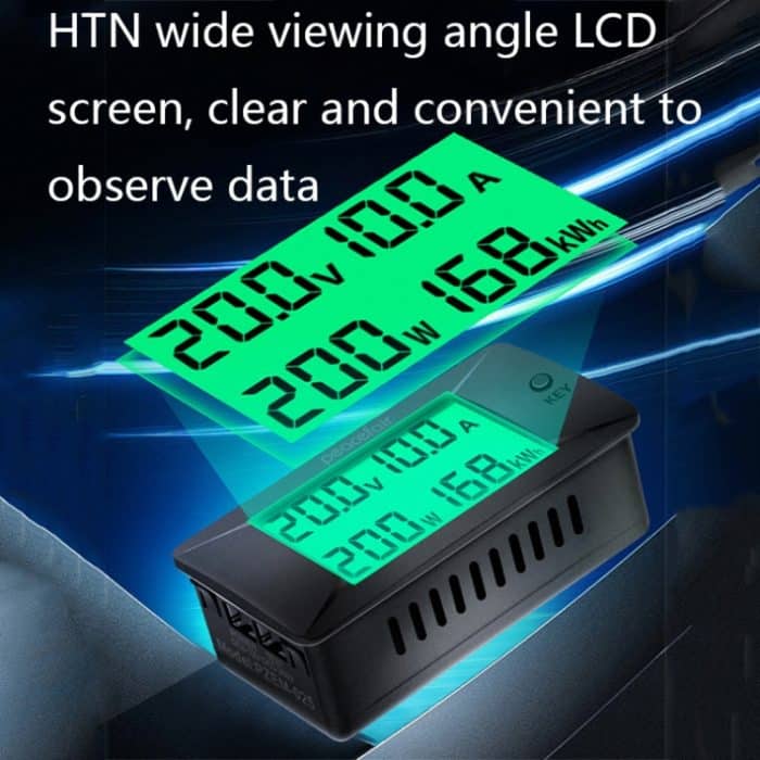 Peacefair PZEM-025 DC Multifunktionaler DC-Digitalanzeigetester, 50A, 100A, 200A, 300A – Bild 5