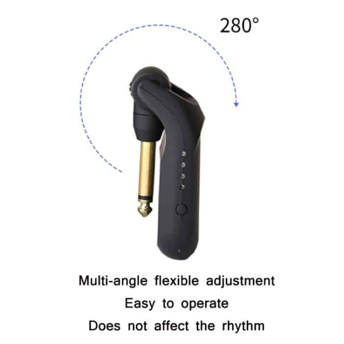 C01 E-Gitarre Drahtloser Audio-Sender-Empfänger, Black – Bild 5