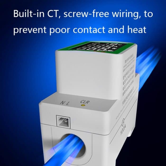 PeaceFair Pzem-008 4 In 1 multifunktionaler AC Digital-Display-Schienenmonitor – Bild 5