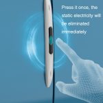 4 Stück Autotür antistatischer Silikon-Airbag-Antikollisionsstreifen, Black, White, Transparent – Bild 4