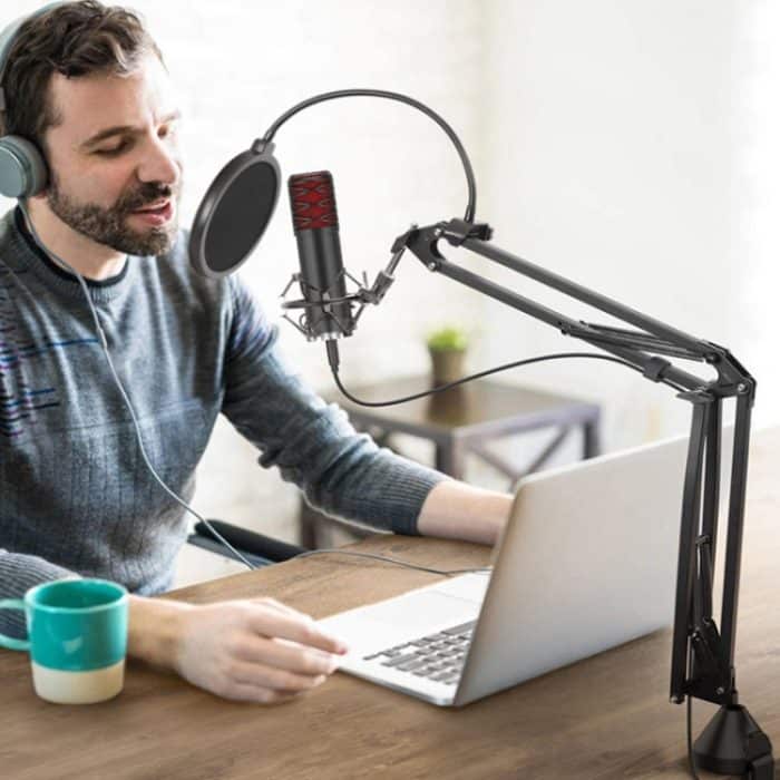 Desktop-faltbares Live-Kondensator-Mikrofon-Gimbal-Halterung – Bild 6