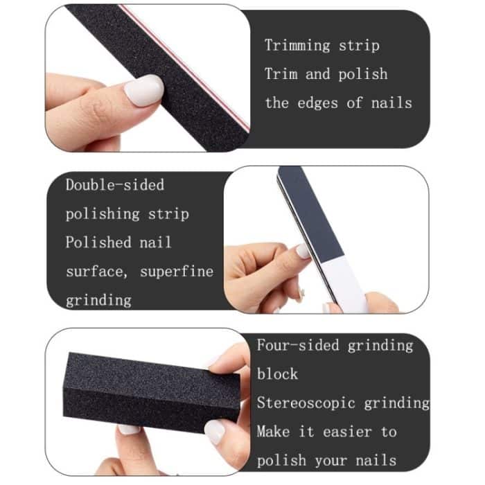 2-teiliges 12-in-1-Pediküre-Werkzeugset aus Edelstahl – Bild 4