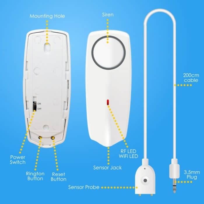 WiFi Smart App Remote Water Leckage Alarm – Bild 3