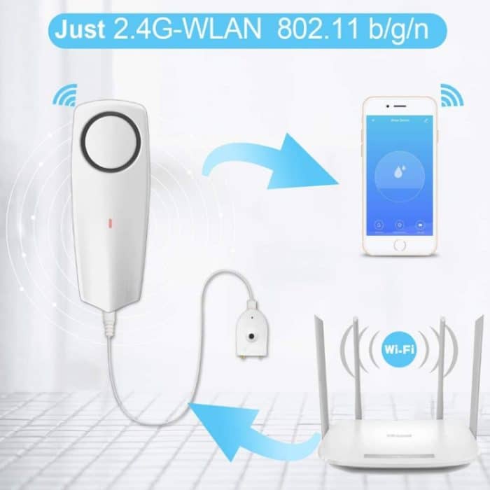WiFi Smart App Remote Water Leckage Alarm – Bild 5