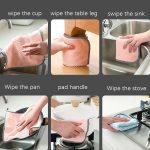 4 Stück Handtücher zum Aufhängen, Geschirrtuch, Küchenlappen, antihaftbeschichtet, ölabsorbierendes Handtuch – Bild 7