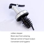 4 Stück Edelstahl-Glas-Ölflasche für die Küche, gepresste Gewürzflasche, 200ml, 300ml, 500ml – Bild 4