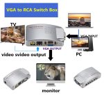 PC-Wandler-Feld VGA in AV Converter Video Switch Box – Bild 6