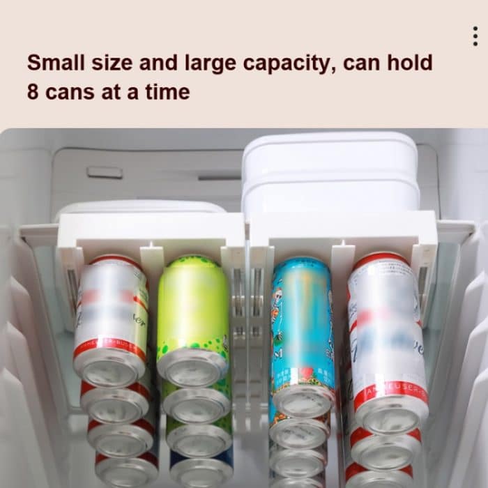 Kühlschrank-Getränke-Bierdosen-Aufbewahrungsregal zum Aufhängen, Hanging Storage Rack – Bild 3