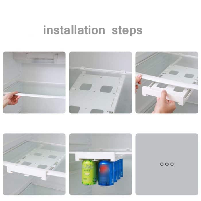 Kühlschrank-Getränke-Bierdosen-Aufbewahrungsregal zum Aufhängen, Hanging Storage Rack – Bild 7