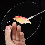 5 Stück transparente Acryl-Make-up-Maniküre-Palette mit Farbstift, Elliptical Plate+Stick, Round Plate+Stick, Love Plate+Stick, Half-ring Plate+Stick, Square Plate+Stick – Bild 6