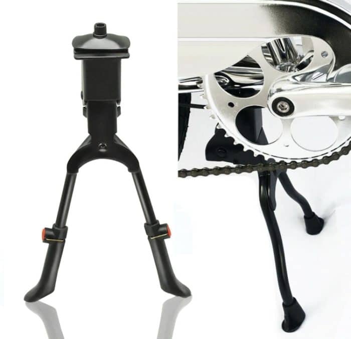 Fahrrad-Mountainbike-Fußstütze, verstellbare Mittelstütze, Bicycle Foot Support – Bild 1