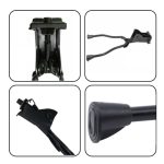 Fahrrad-Mountainbike-Fußstütze, verstellbare Mittelstütze, Bicycle Foot Support – Bild 4