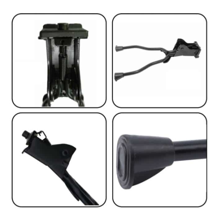 Fahrrad-Mountainbike-Fußstütze, verstellbare Mittelstütze, Bicycle Foot Support – Bild 4