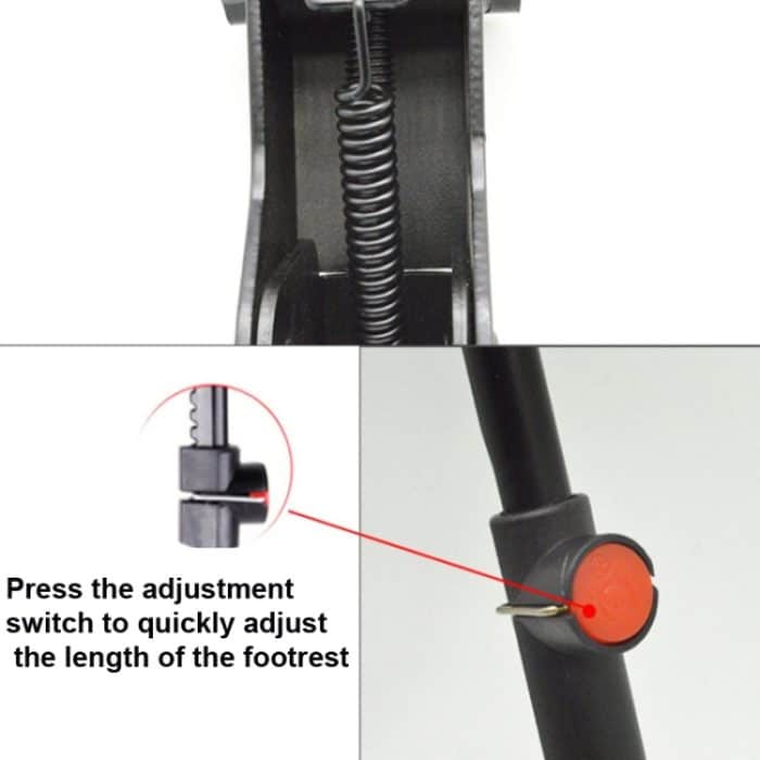 Fahrrad-Mountainbike-Fußstütze, verstellbare Mittelstütze, Bicycle Foot Support – Bild 5