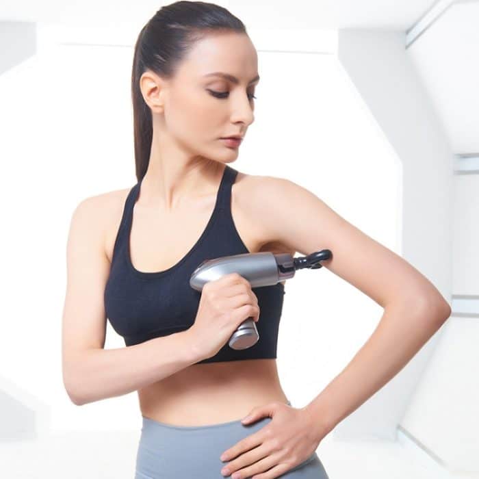 PS818 Vibrations-Mini-Muskel-Faszien-Entspannungsmassagegerät mit variabler Geschwindigkeit, 12 Gear (Black), 12 Gear (Gray), 12 Gear (Green), 12 Gear (Red), 12 Gear (Pink) – Bild 7