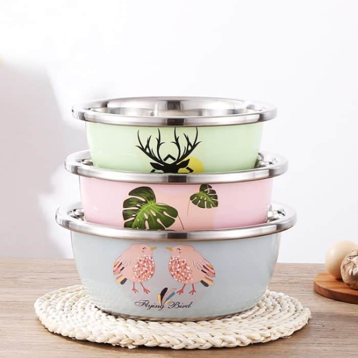 3 Teile/satz SiGang Edelstahl Cartoon Verdickter Gewürztank Kochwaschbecken, Stainless Steel Cartoon – Bild 3