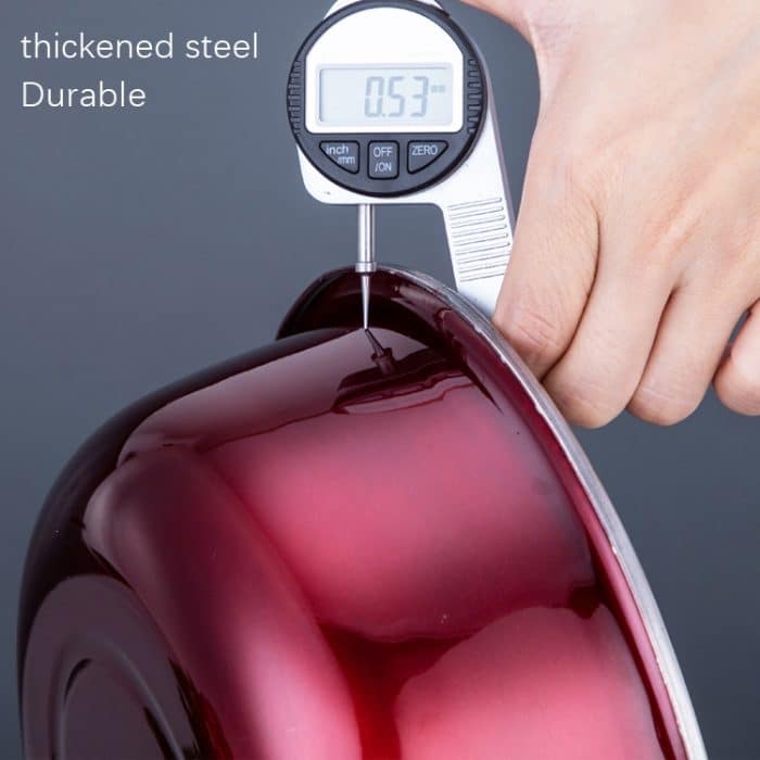 3 Stück/Set SiGang Edelstahl-Küchenzubehör, buntes Gewürzbecken, Pearlescent Colorful – Bild 5