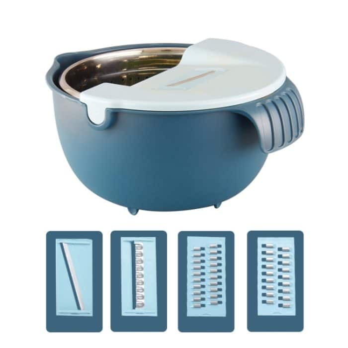 TBD0602132501A.jpg SiGang Doppelschicht-Rotations-Drainagekorb aus Edelstahl, Double-Layer Basket, SiGang Double-Layer Basket – Bild 1