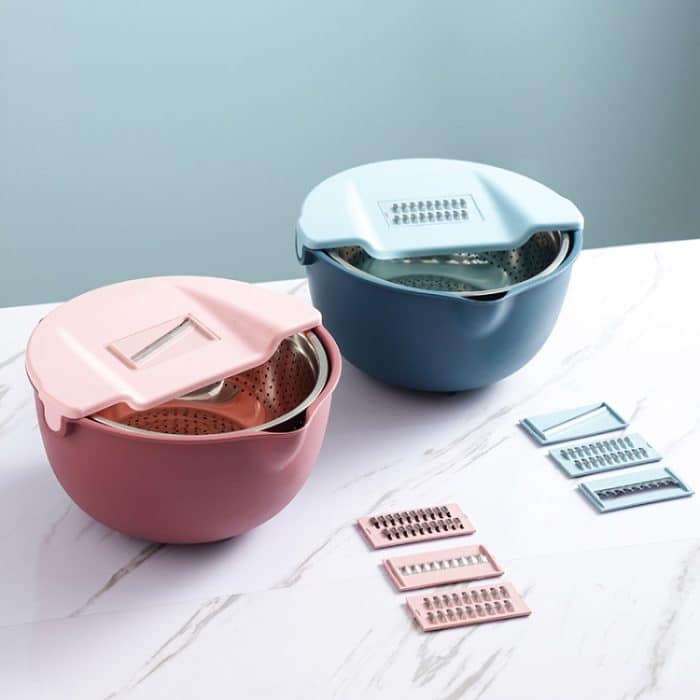 SiGang Doppelschicht-Rotations-Drainagekorb aus Edelstahl, Double-Layer Basket, SiGang Double-Layer Basket – Bild 2