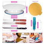 124-in-1-Kuchen Drehteller Rohrleitungsdüsen-Rohrleittasche Backwerkzeugsatz – Bild 3