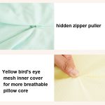 Nackenkissen für 8–12 Jahre alte Kinder, Vier-Jahreszeiten-Memory-Foam-Kissen, Children (Elf Green), Children (Pink) – Bild 7