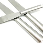 2 Stück Edelstahl Gerade Spatel Cremeschaber – Bild 4