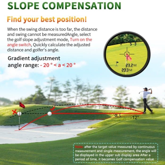 Artbull wiederaufladbarer Golf-Laser-Rangefinder mit magnetischem – Bild 5