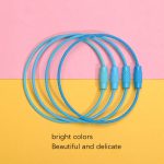 20 Stück bunt lackiertes Stahldrahtseil, Auto-Schlüsselanhänger, DIY-Zubehör, Car Key Ring – Bild 4