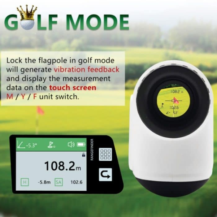 ARTBULL Touchscreen Golf Laser Geschwindigkeitsmessung Entfernungsmesser – Bild 6