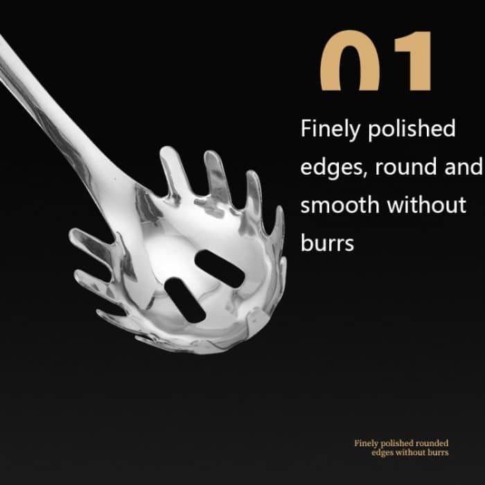 Multifunktionaler Nudellöffel aus Edelstahl – Bild 4